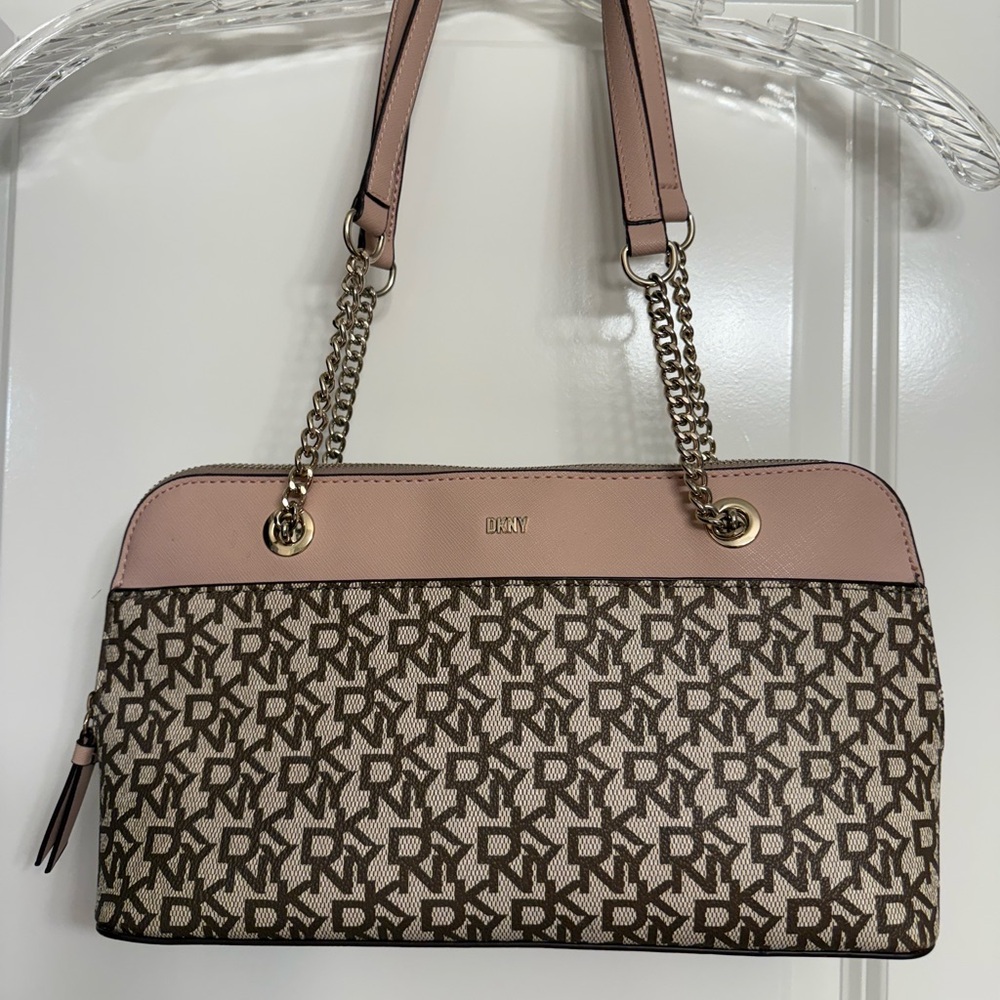 DKNY Taupe Interior Handbag